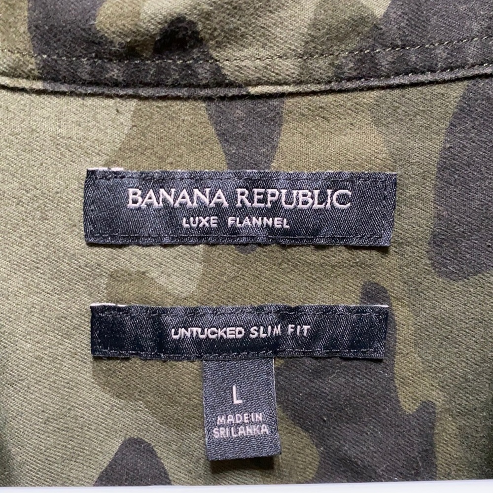 Banana Republic Slim-fit Untucked Oxford